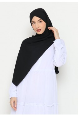 Pasmina Instan Lasercut Black